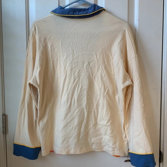 Disney Winnie The Pooh x Gongdie Pyjama Top Front Buttoned Collared Large - Picture 4 of 9